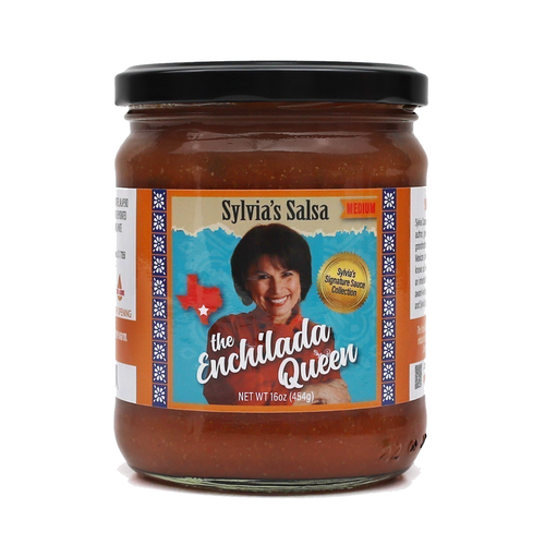 The Enchilada Queen Medium Red Salsa, Tex-Mex sauce 16 oz