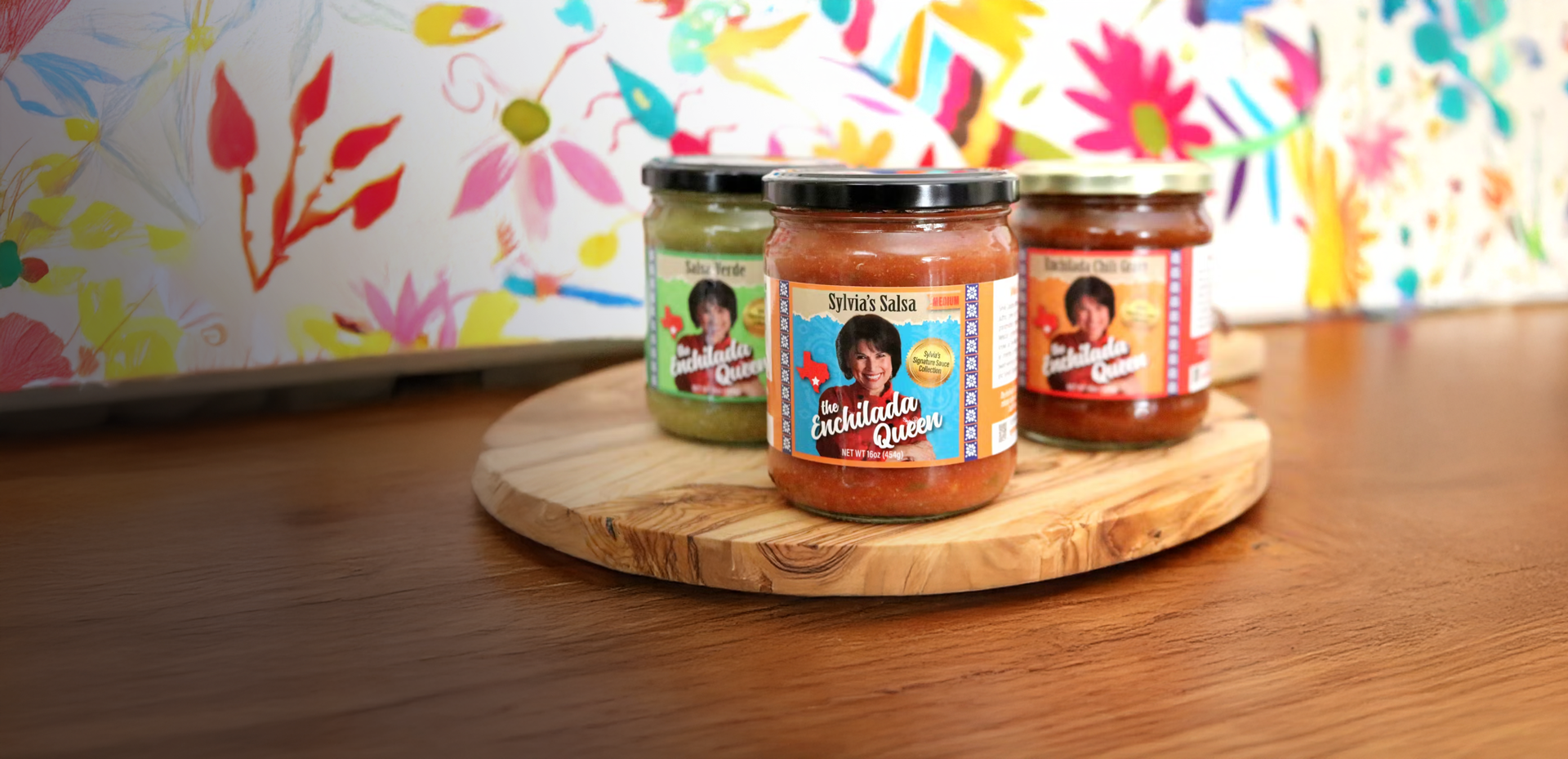 The Enchilada Queen Signature Sauce Collection – Red Salsa, Tomatillo Sauce, and Enchilada Chili Gravy